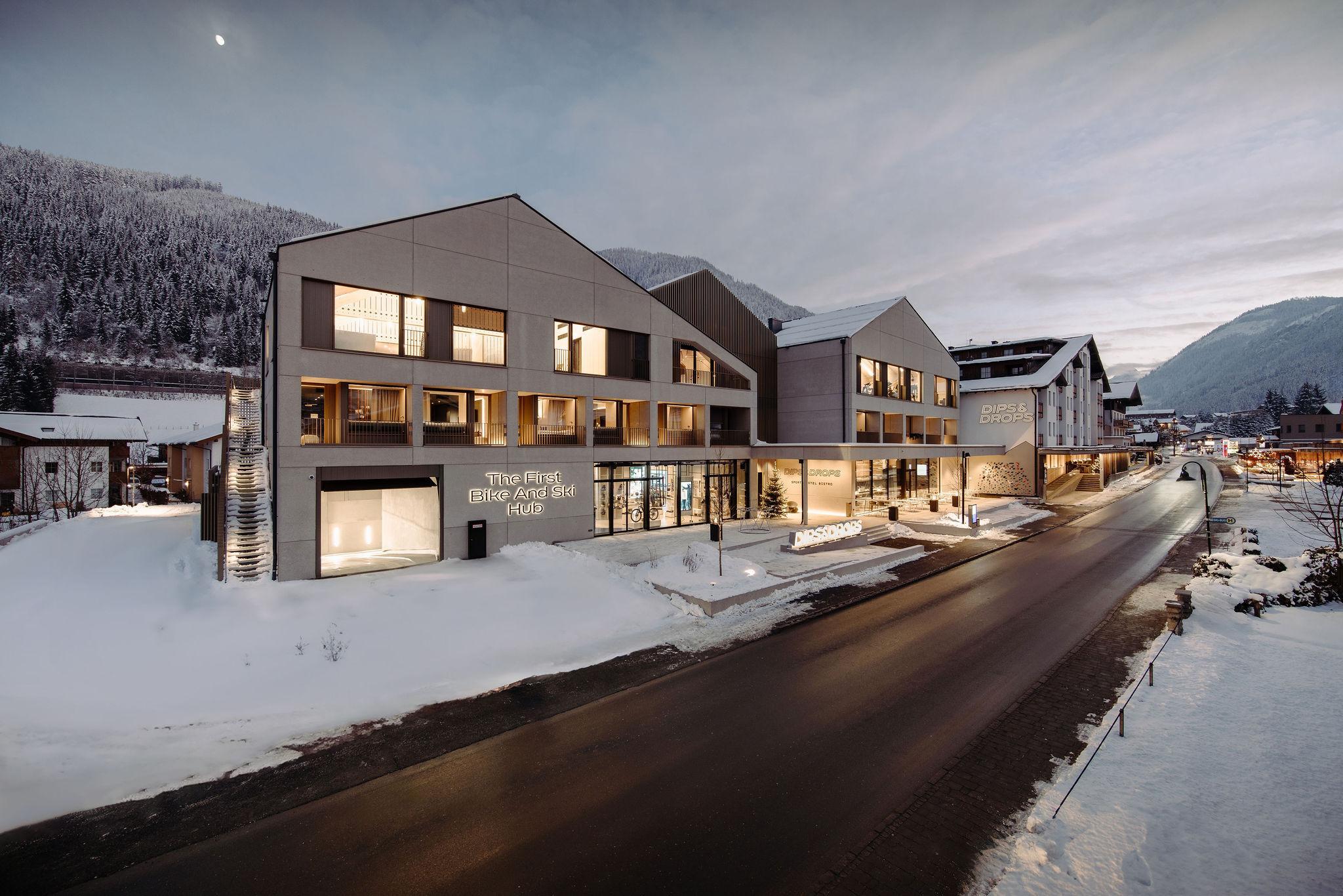 Dips&Drops - The First Bike And Ski Hub Флахау Экстерьер фото